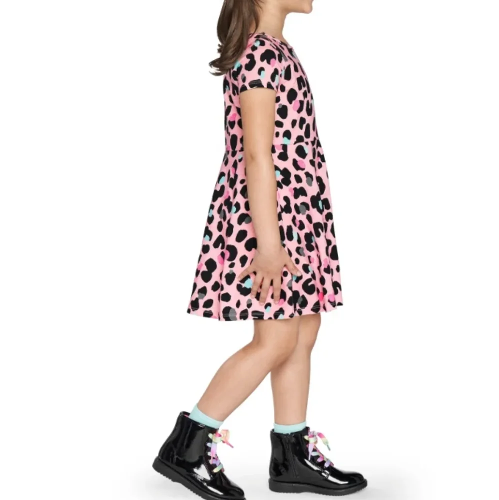 NWT Children's Place Pink Leopard Dress